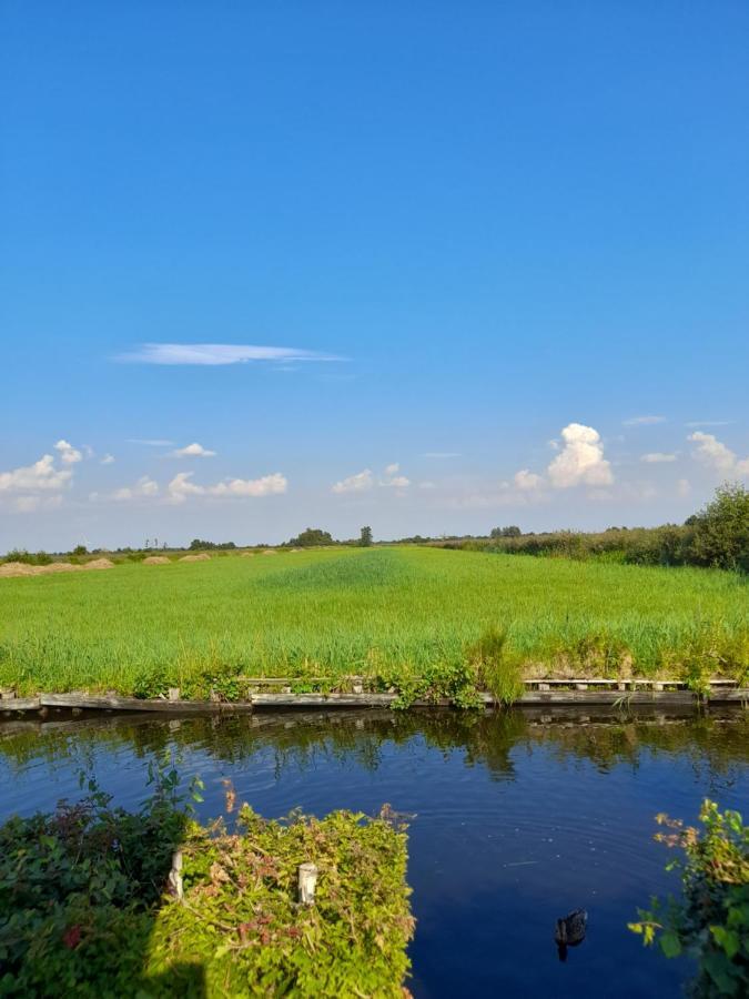 Wuivend Riet Gelegen Op Resort Venetie Giethoorn Esterno foto